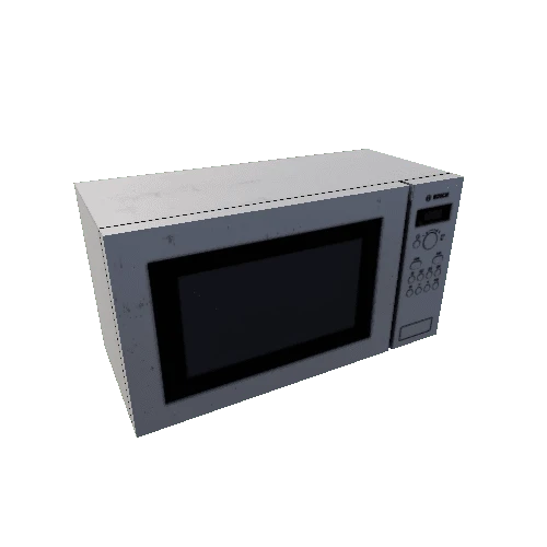 microwave oven_Lowpoly